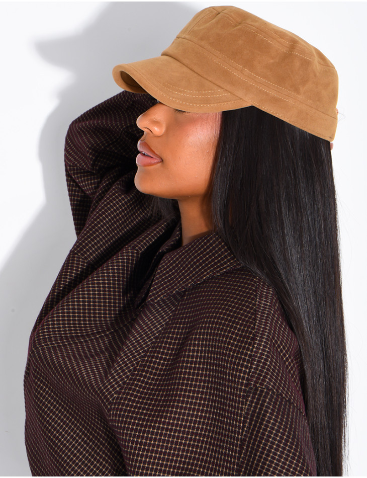 Casquette en daim