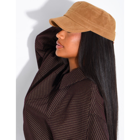 Casquette en daim