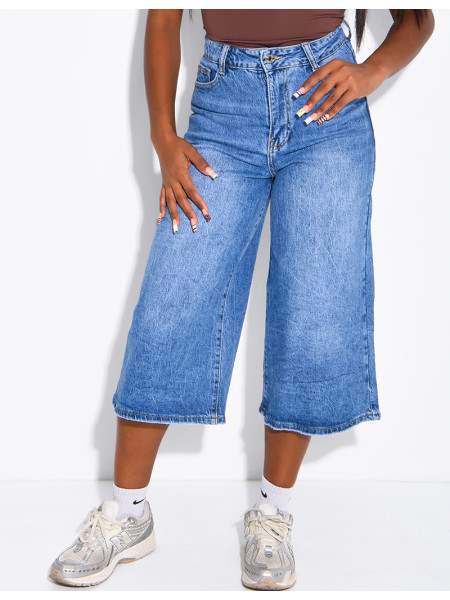 Bermuda long en jeans