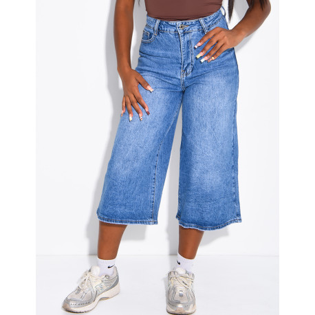 Bermuda long en jeans