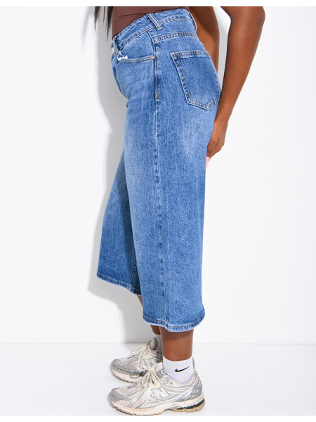 Bermuda long en jeans