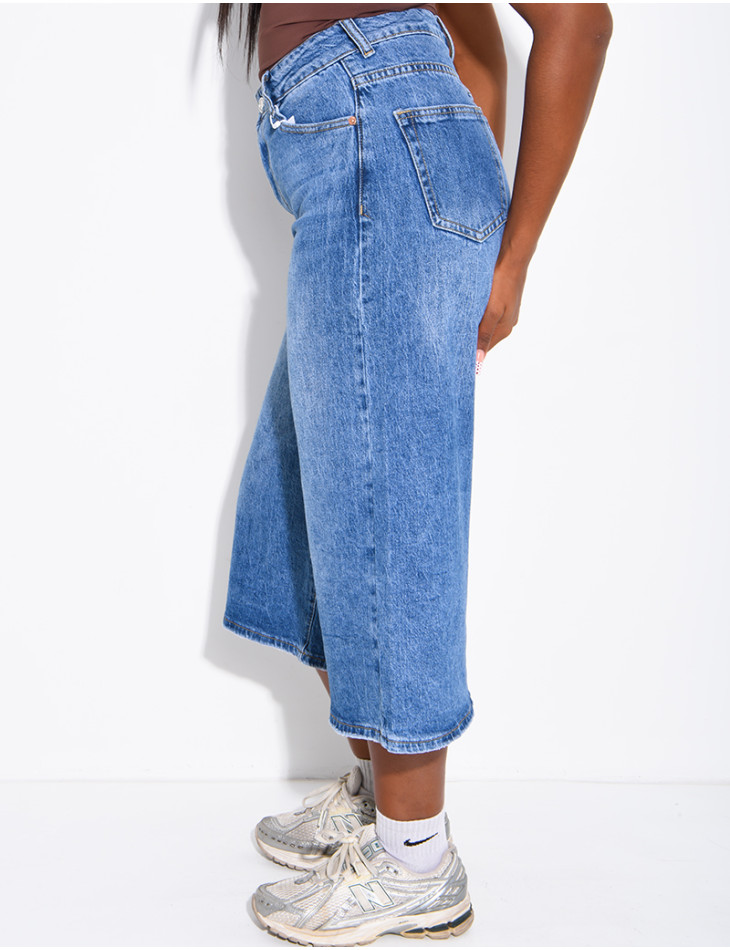 Bermuda long en jeans