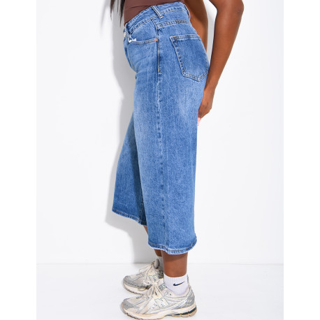 Bermuda long en jeans