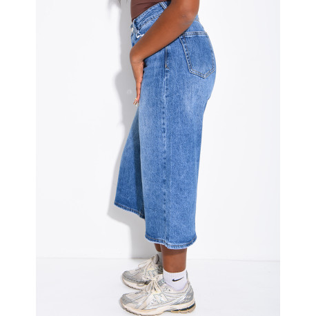 Bermuda long en jeans