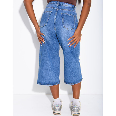 Bermuda long en jeans