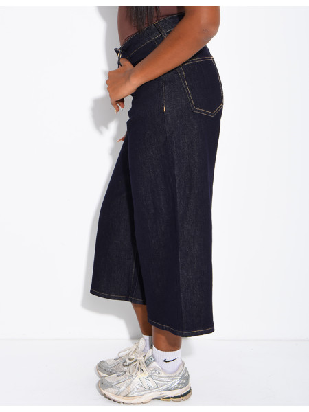 Bermuda long en jeans brut