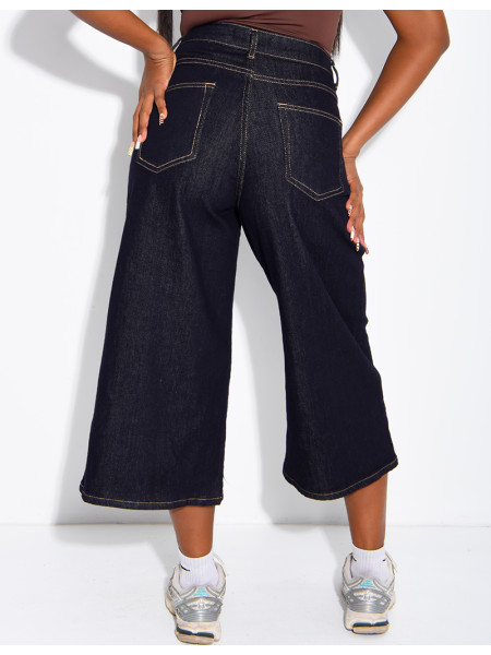 Bermuda long en jeans brut