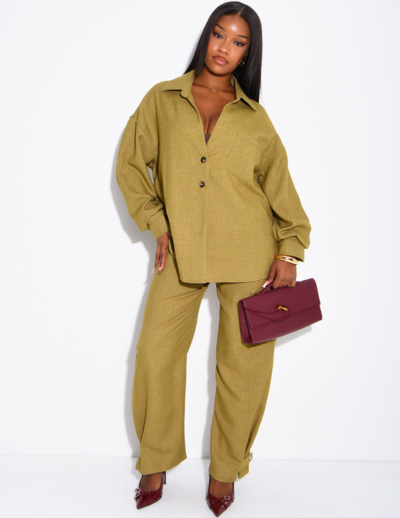 Ensemble en laine chemise...