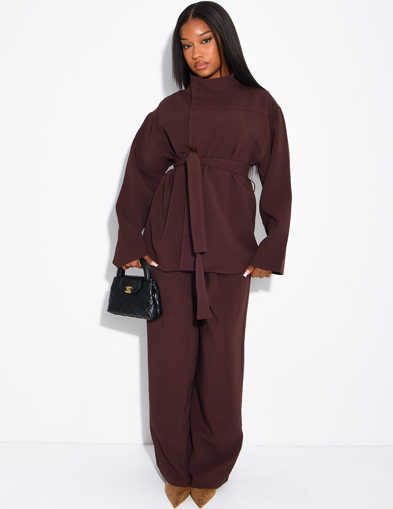 Ensemble pantalon et blouse...