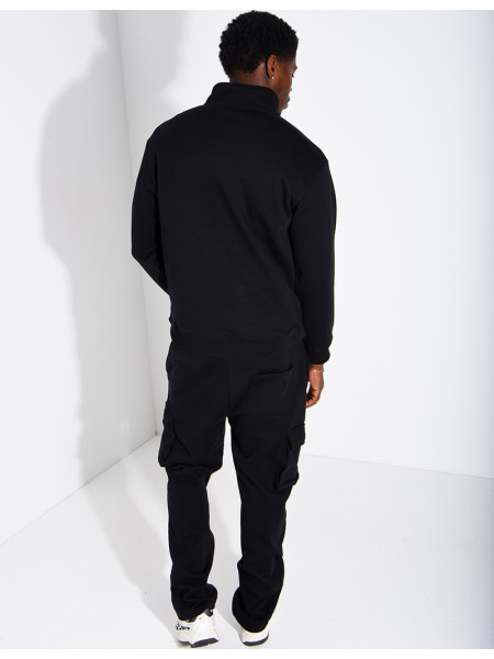 Ensemble pantalon à poches et pull à col zippé