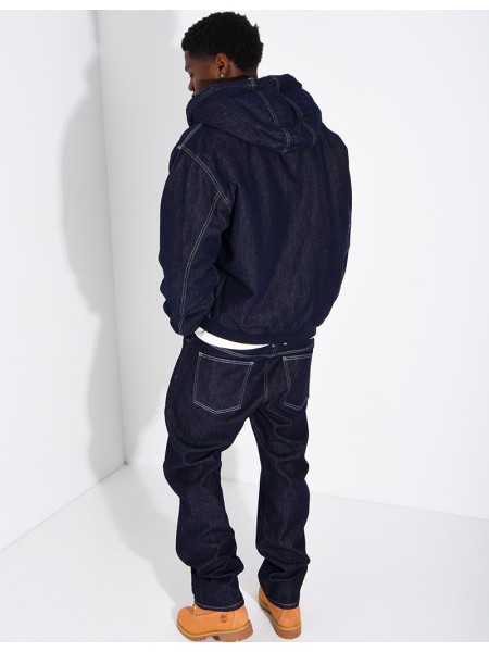 Ensemble en jeans effet denim veste et pantalon