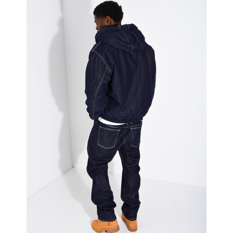 Ensemble en jeans effet denim veste et pantalon
