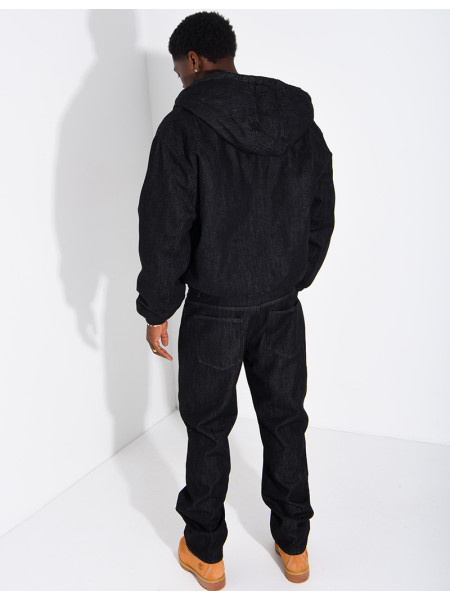 Ensemble en jeans effet denim veste et pantalon