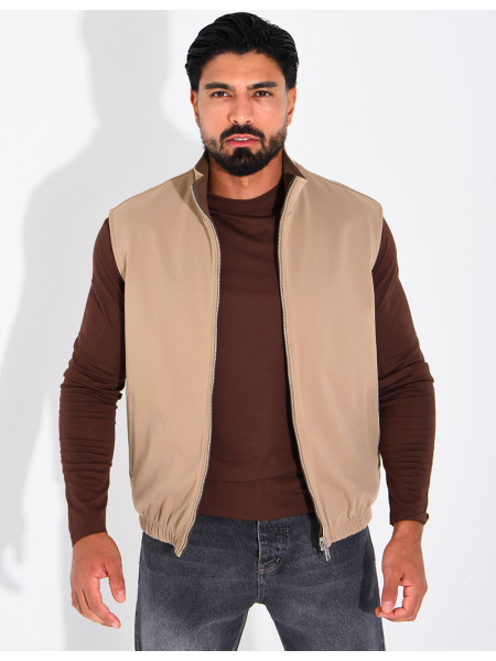 Veste sans manches réversible