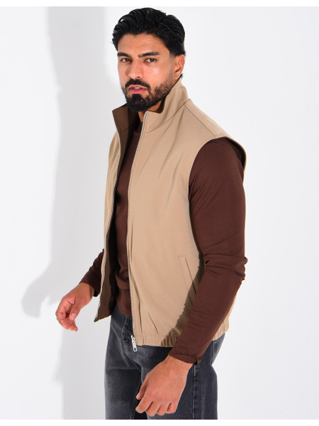 Veste sans manches réversible