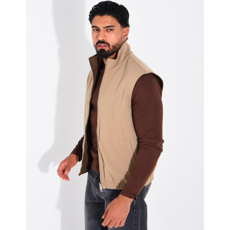 Veste sans manches réversible
