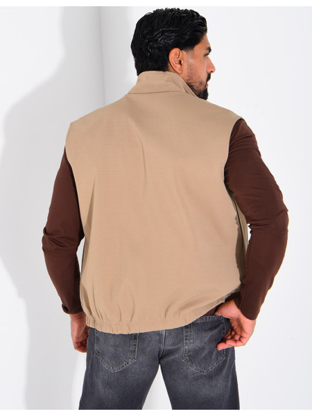Veste sans manches réversible