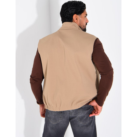 Veste sans manches réversible