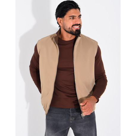 Veste sans manches réversible