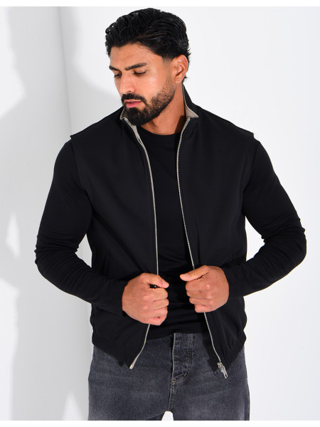 Veste sans manches réversible