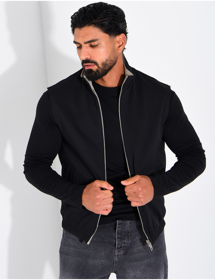 Veste sans manches réversible