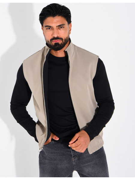 Veste sans manches réversible