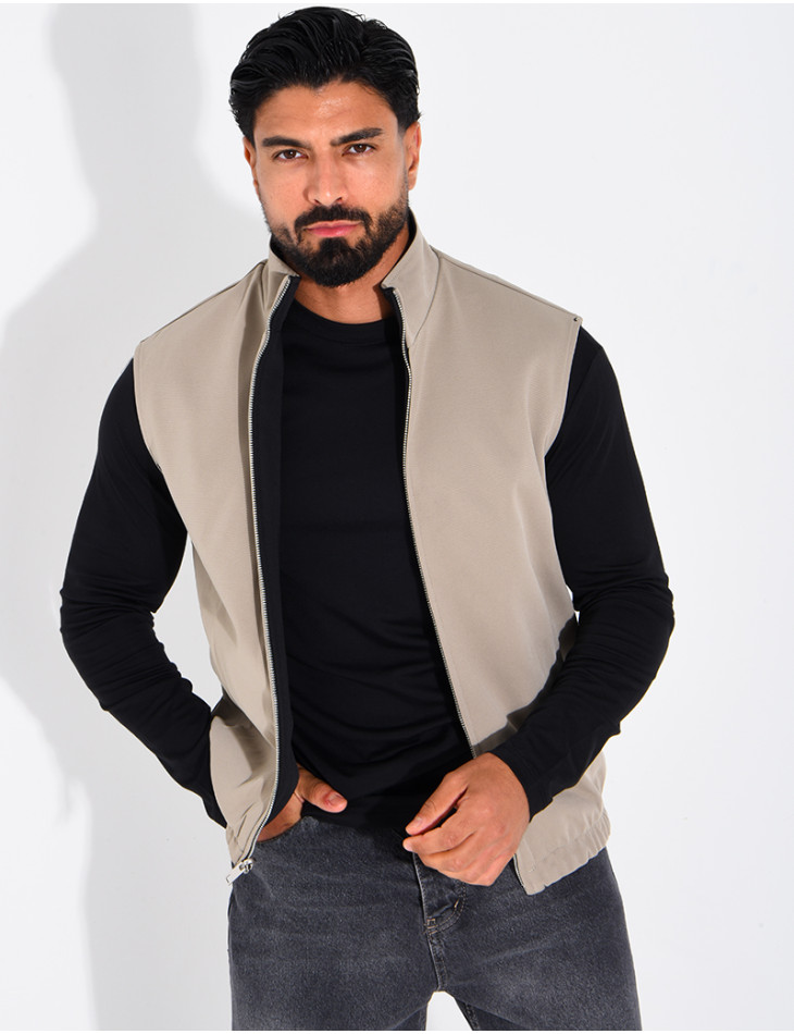 Veste sans manches réversible