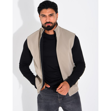 Veste sans manches réversible