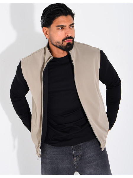 Veste sans manches réversible