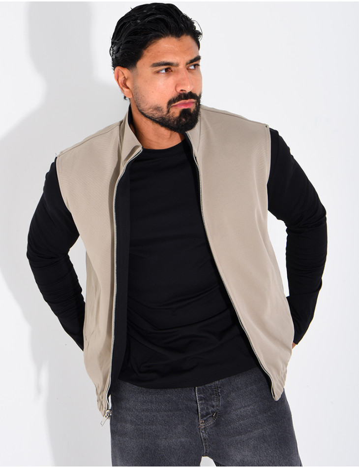 Veste sans manches réversible