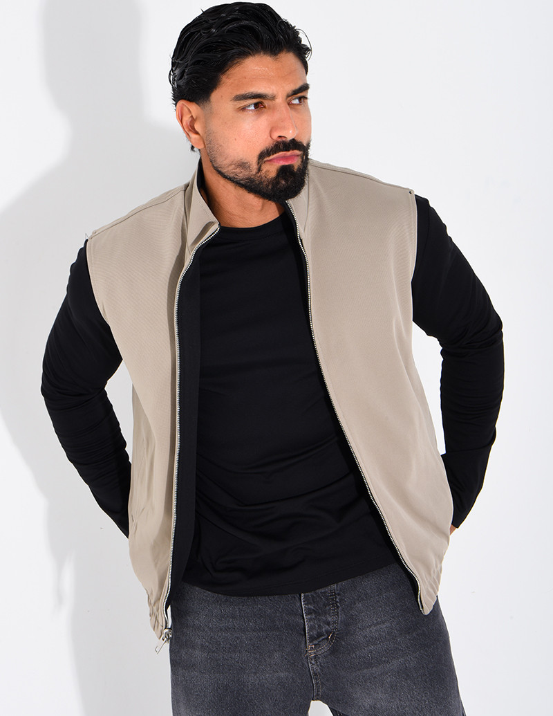 Veste sans manches réversible