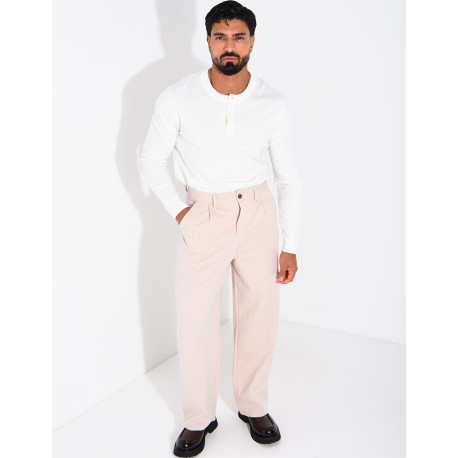 Pantalon à rayures