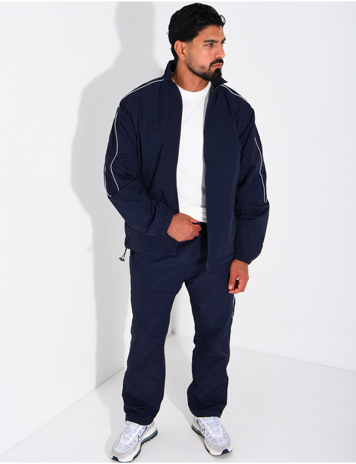 Ensemble de jogging pantalon et veste en tissus imperméable