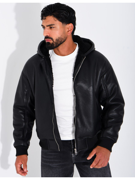 Veste en similicuir