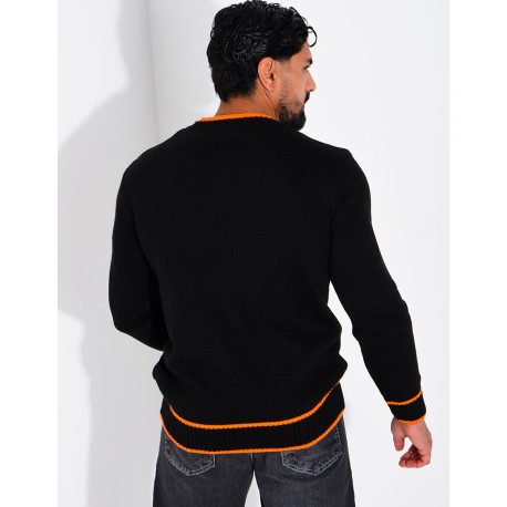 Pull en laine lettre H