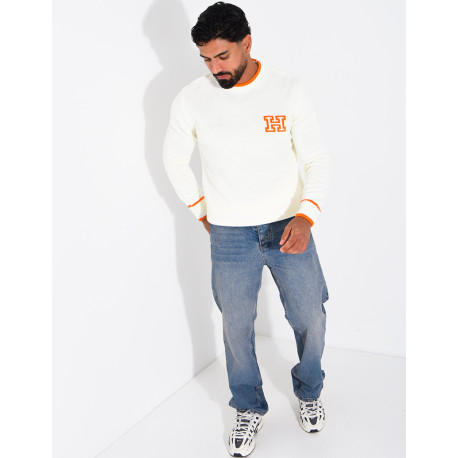 Pull en laine lettre H