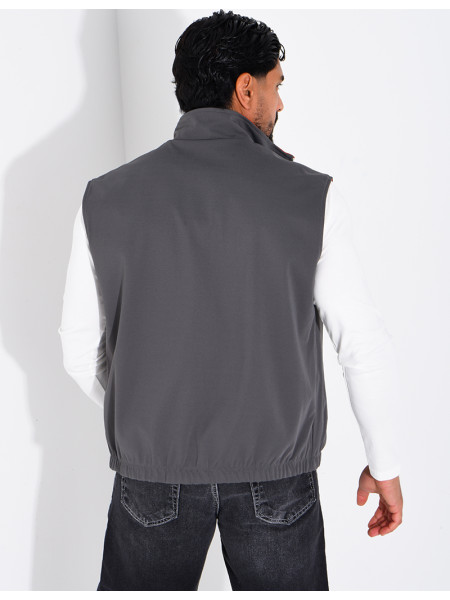 Veste sans manches réversible
