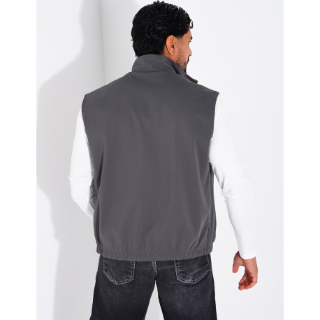 Veste sans manches réversible