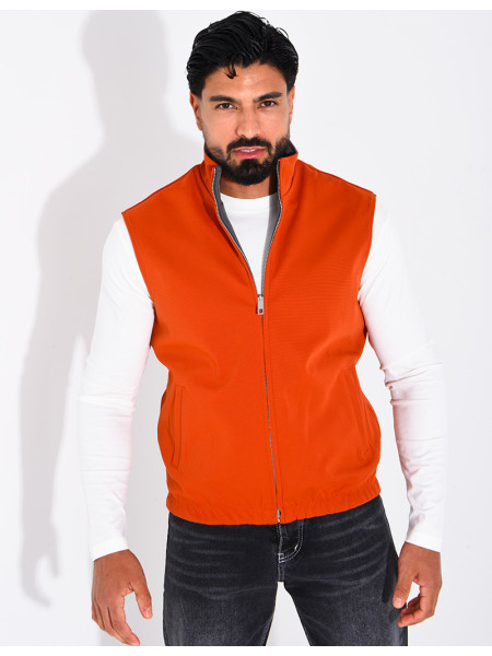 Veste sans manches réversible