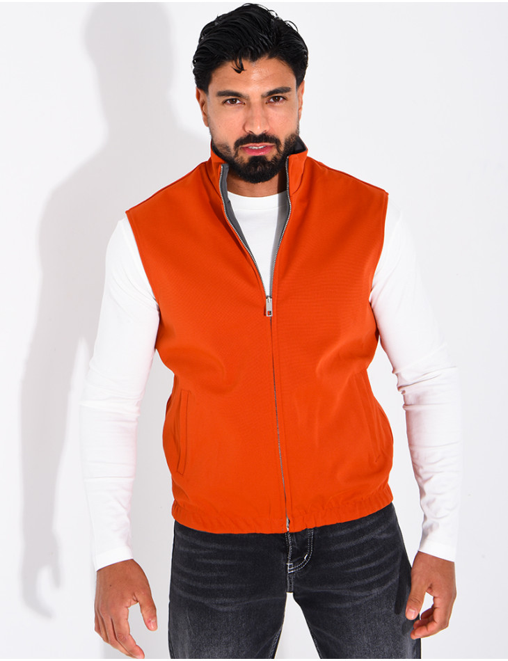 Veste sans manches réversible