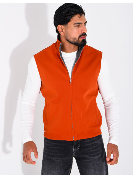 Veste sans manches réversible
