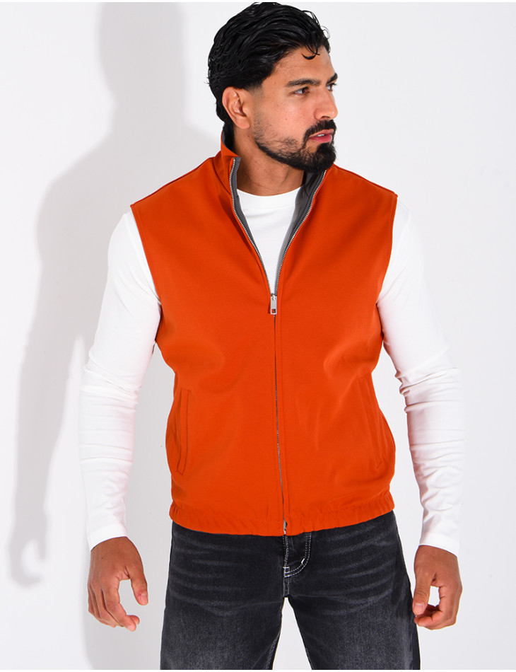 Veste sans manches réversible