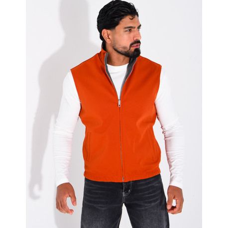 Veste sans manches réversible