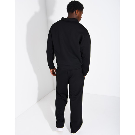 Ensemble de survêtement à gilet zippé et pantalon droit