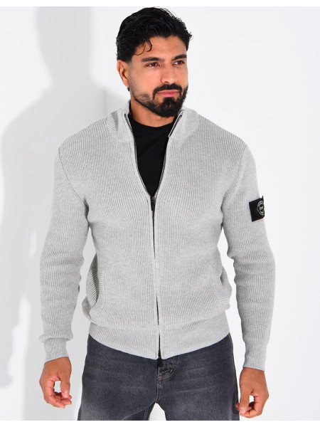 Gilet côtelé