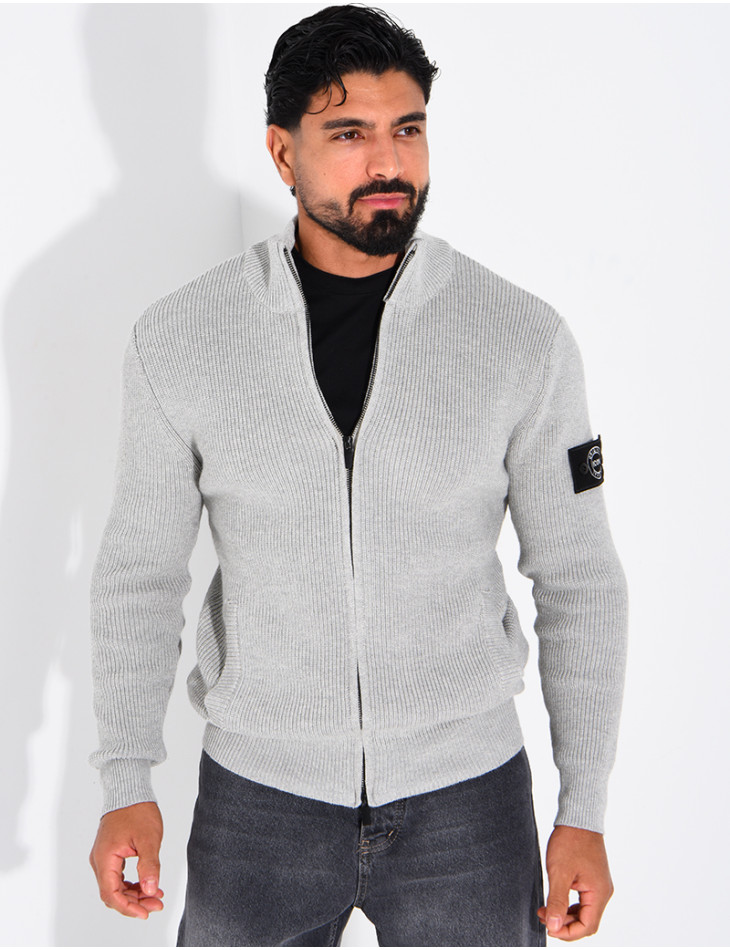 Gilet côtelé