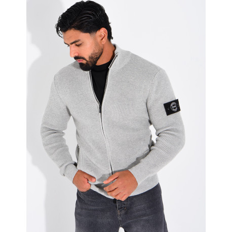 Gilet côtelé