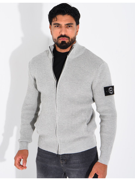 Gilet côtelé