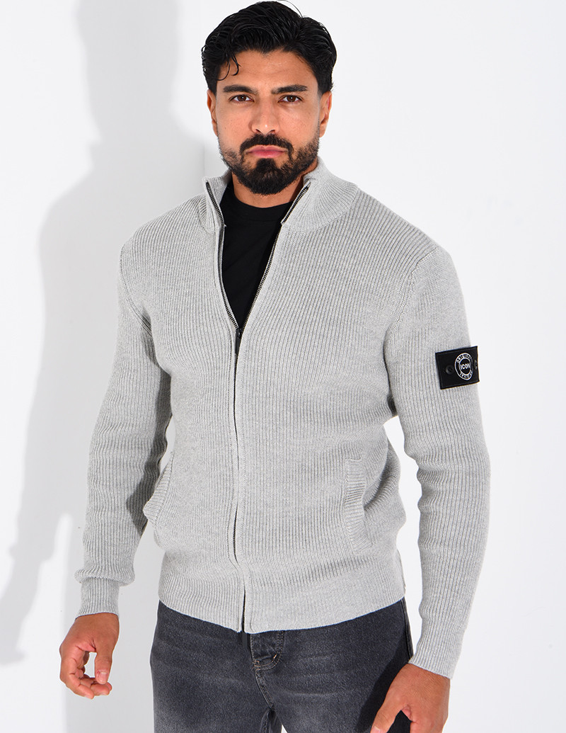 Gilet côtelé