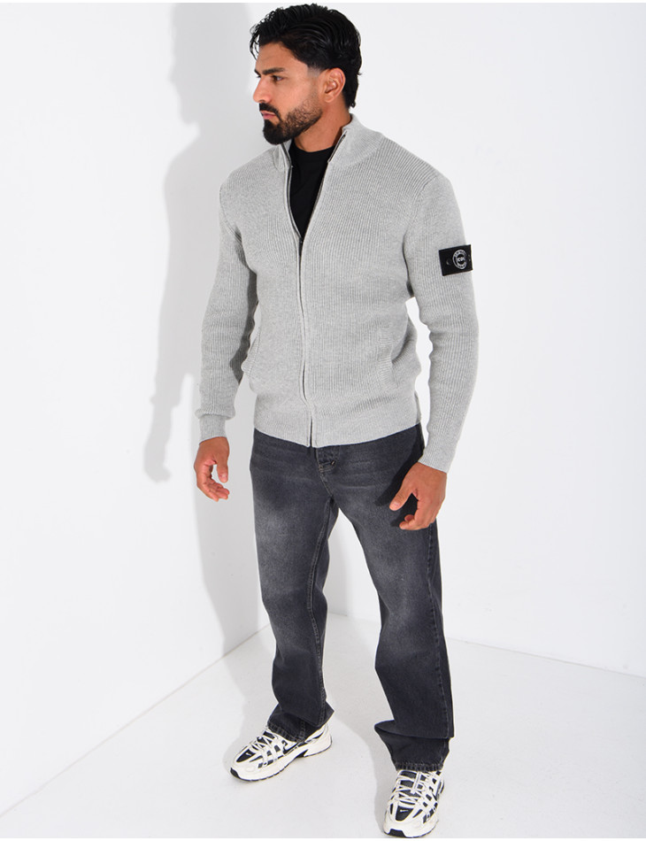 Gilet côtelé